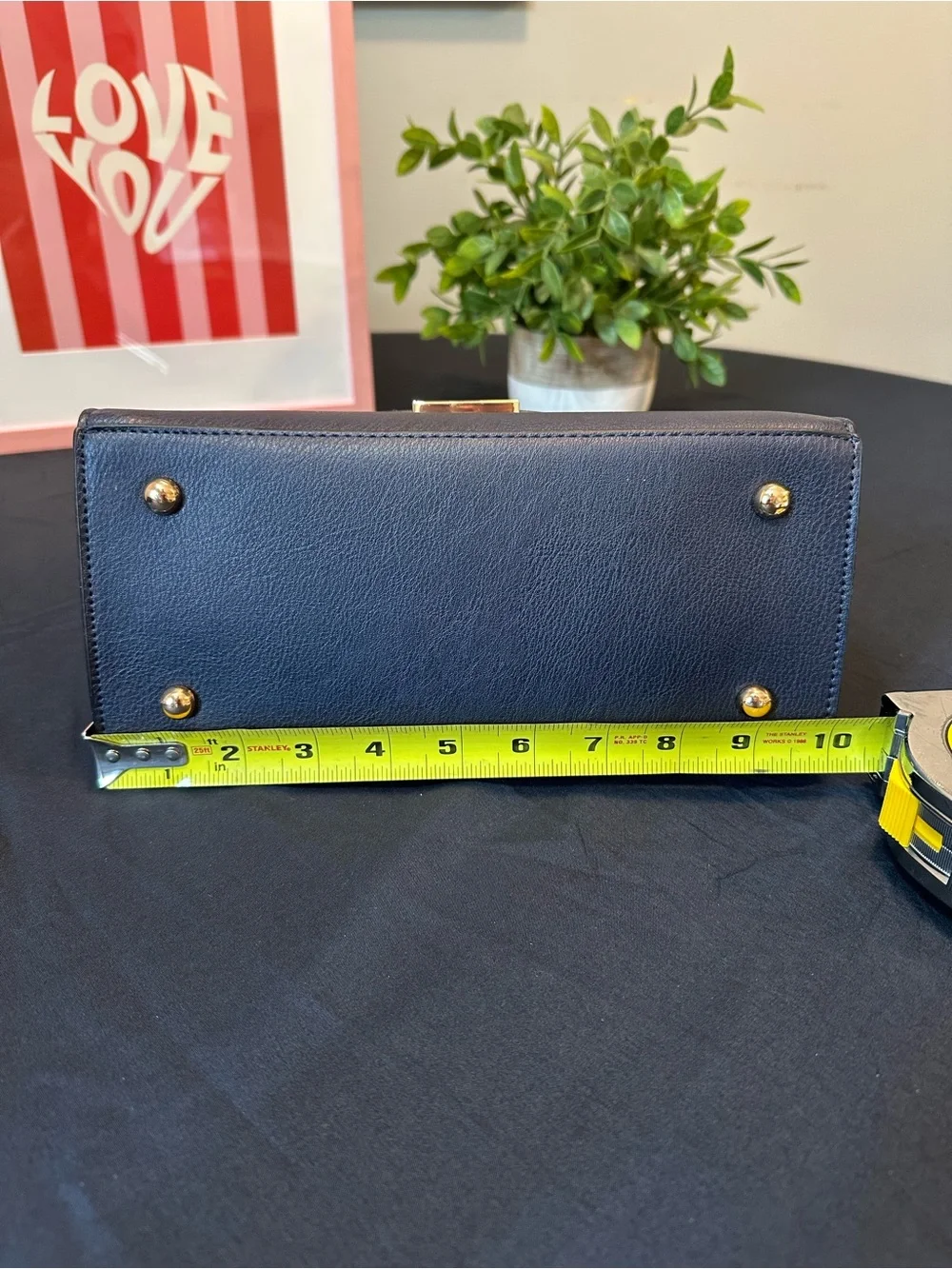 Dune London Pink and Navy Colorblock Top Handle Satchel